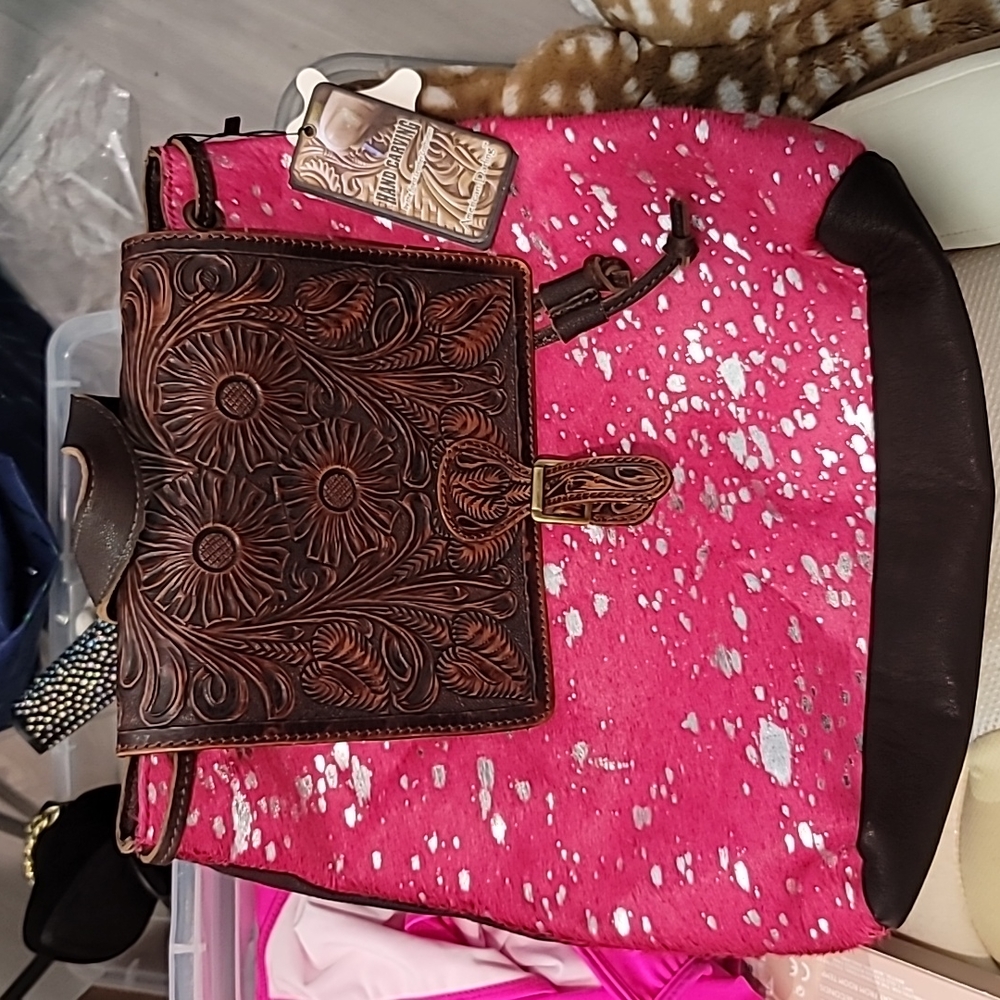 American Darling cowhide backpack
